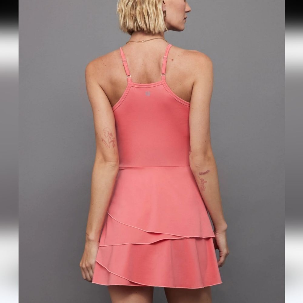 EleVen By Venus Williams Cosmos Quick-Dry Tennis Dress Sun Kissed Coral … - Picture 2 of 10